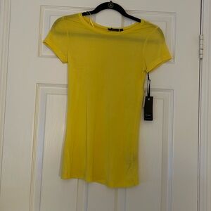 Yellow tee